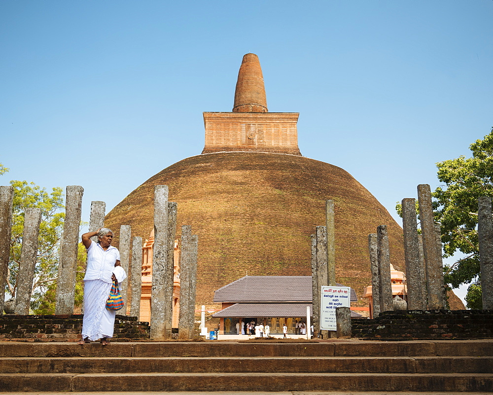 Abhayagiri Dagoba, Anuradhapura, UNESCO World Heritage Site, North Central Province, Sri Lanka, Asia