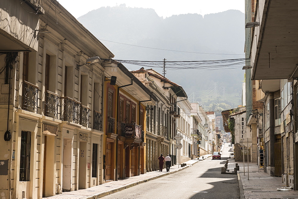 Street scene, La Candelaria, Bogota, Cundinamarca, Colombia, South America