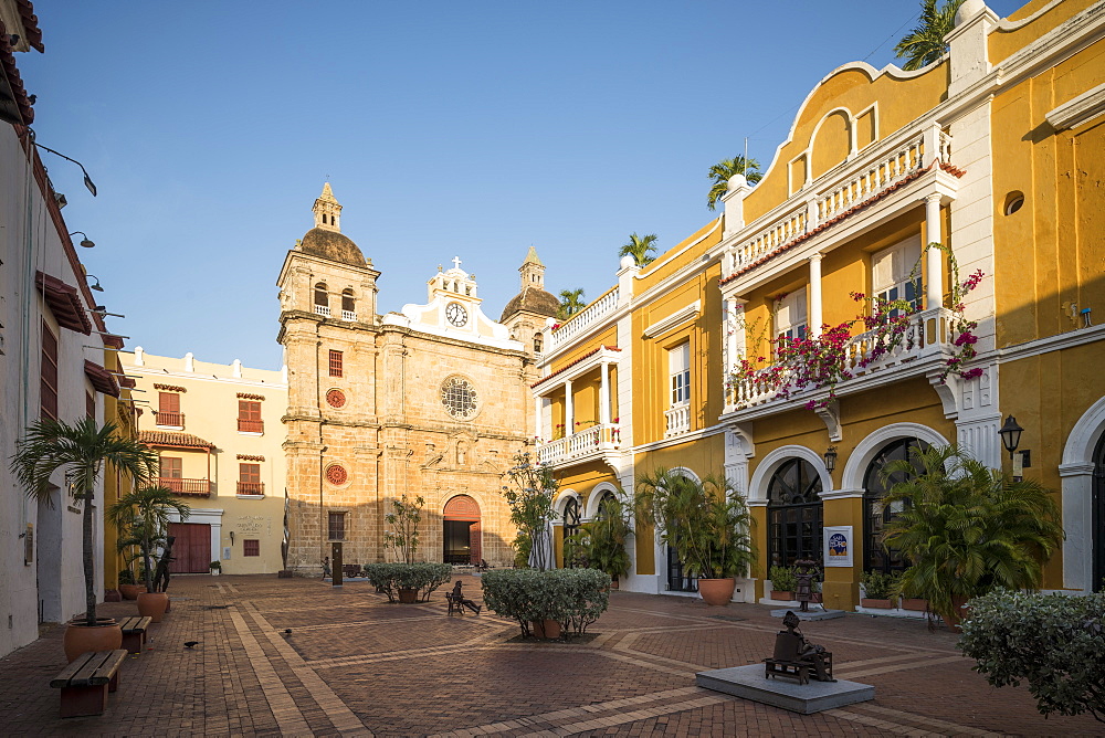 Church of San Pedro, Old City, UNESCO World Heritage Site, Cartagena, Bolivar Department, Colombia, South America