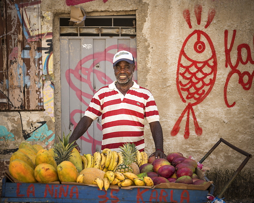 Portrait of Ariel, Getsemani Barrio, Cartagena, Bolivar Department, Colombia, South America