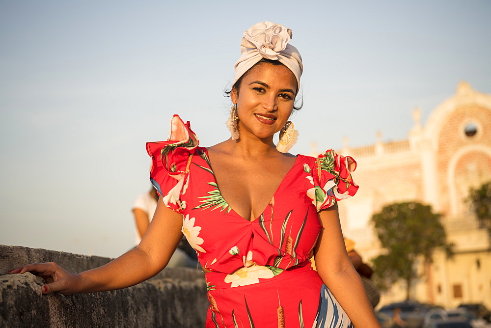 Portrait of Istria, Cartagena, Bolivar Department, Colombia, South America