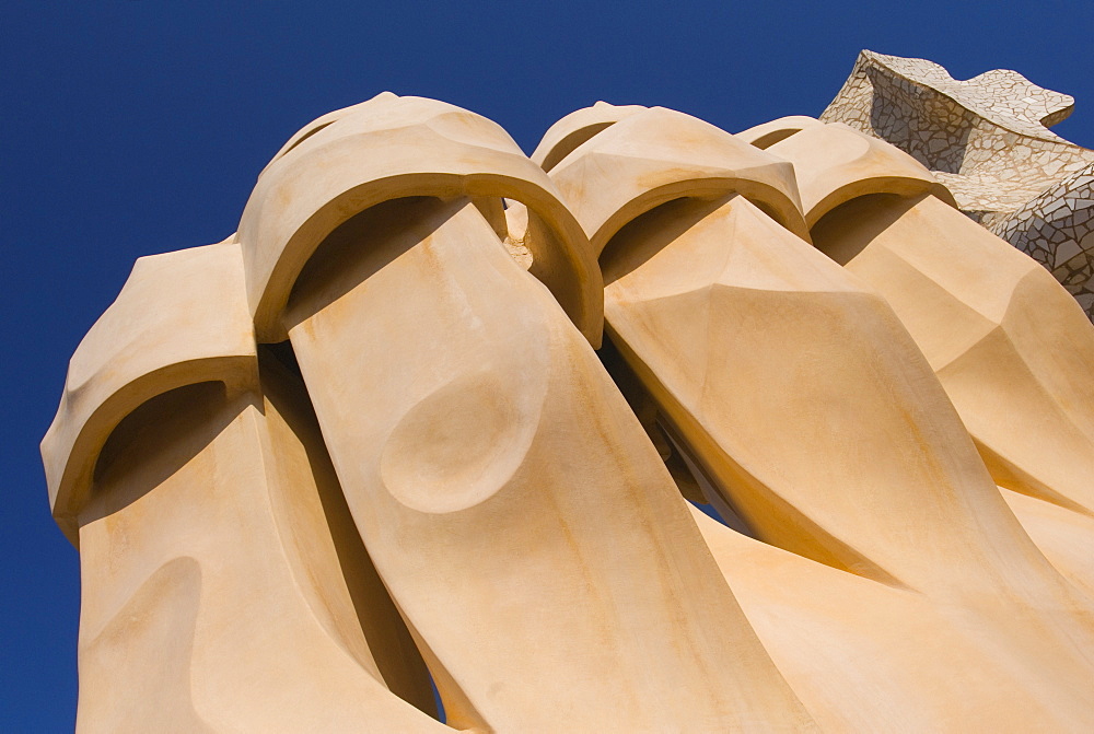 Casa Mila, UNESCO World Heritage Site, Barcelona, Catalonia, Spain, Europe