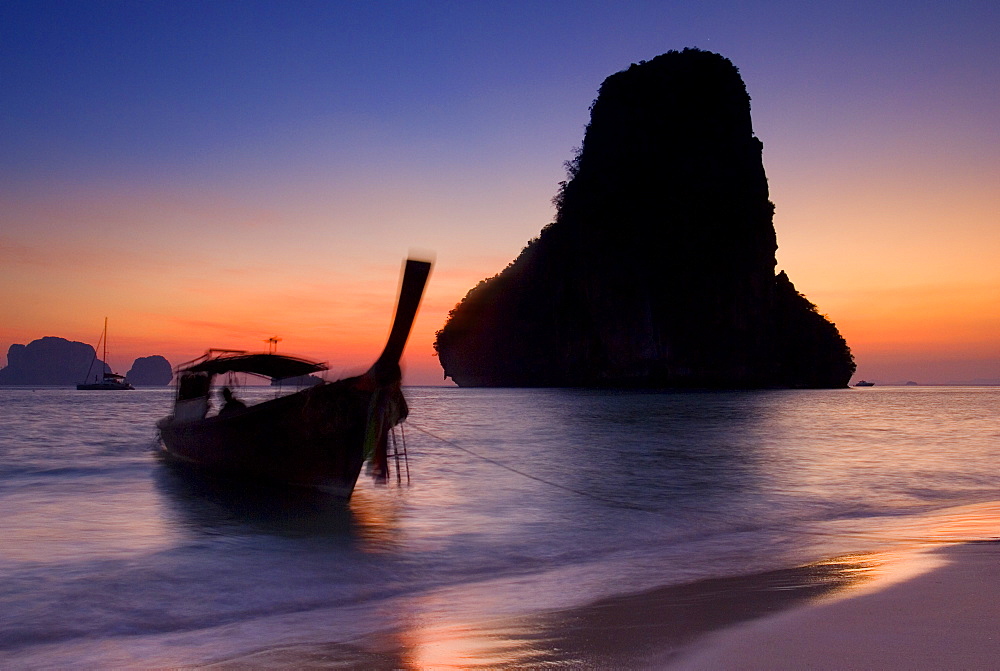 Happy Island, Hat Phra Nang Beach, Railay, Krabi Province, Thailand, Southeast Asia, Asia