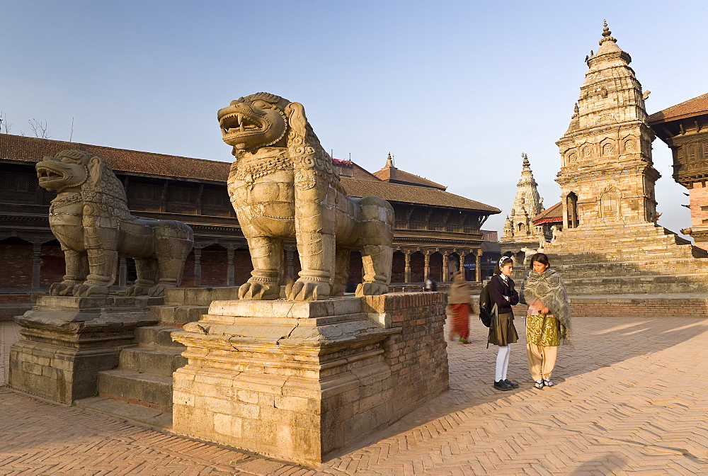 Siddhi Lakshmi Mandir, Durbar Square, Bhaktapur, UNESCO World Heritage Site, Kathmandu Valley, Nepal, Asia