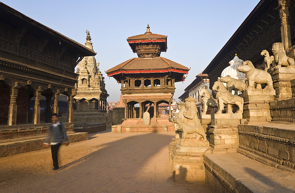 Chyasin Mandir, Durbar Square, Bhaktapur, UNESCO World Heritage Site, Kathmandu Valley, Nepal, Asia