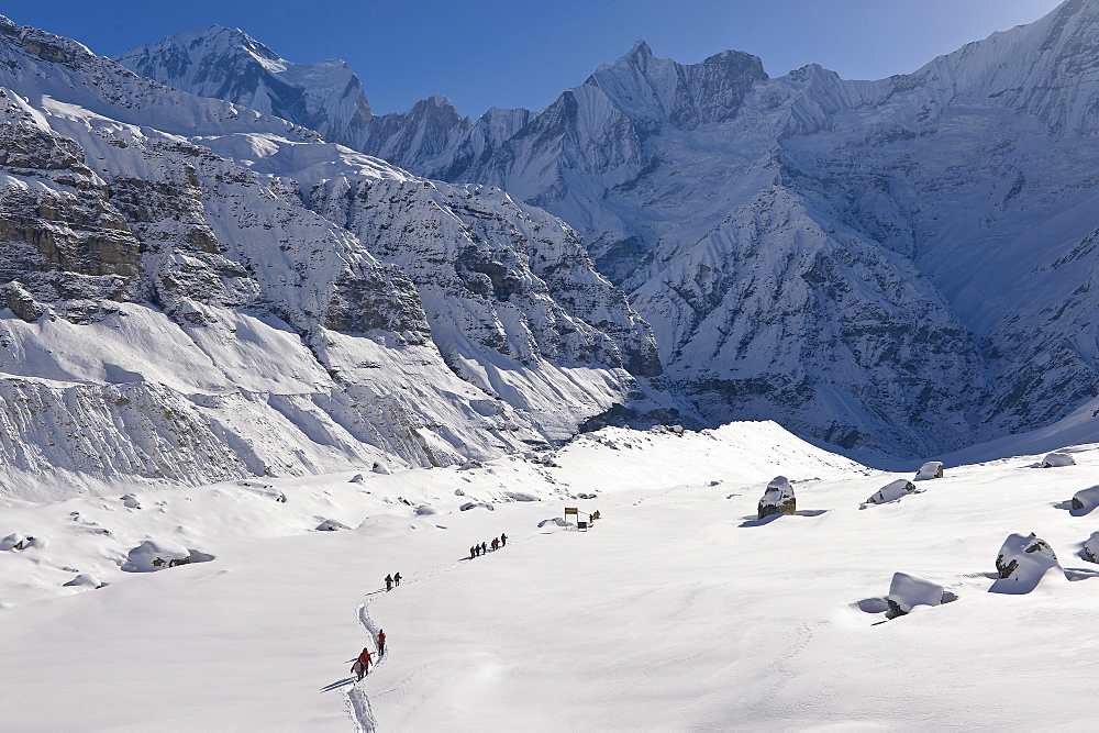 Annapurna Base Camp, Annapurna Himal, Nepal, Himalayas, Asia