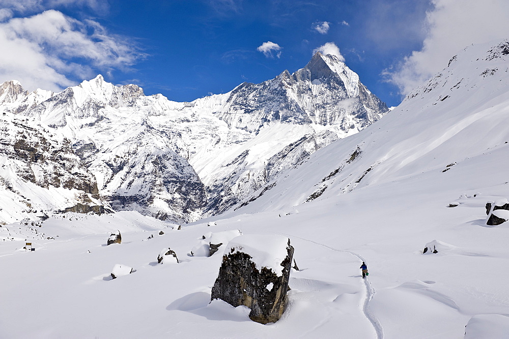 Annapurna Base Camp, Annapurna Himal, Nepal, Himalayas, Asia