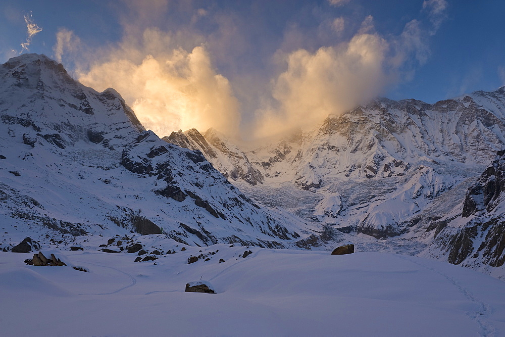 Annapurna Base Camp, Annapurna Himal, Nepal, Himalayas, Asia