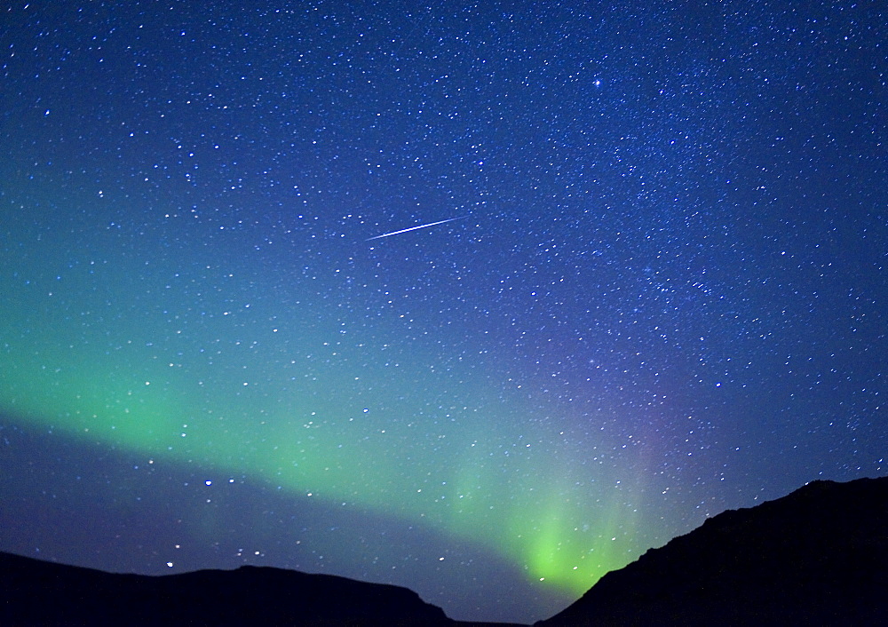 The Northern Lights (Aurora Borealis), Vik, Iceland, Polar Regions