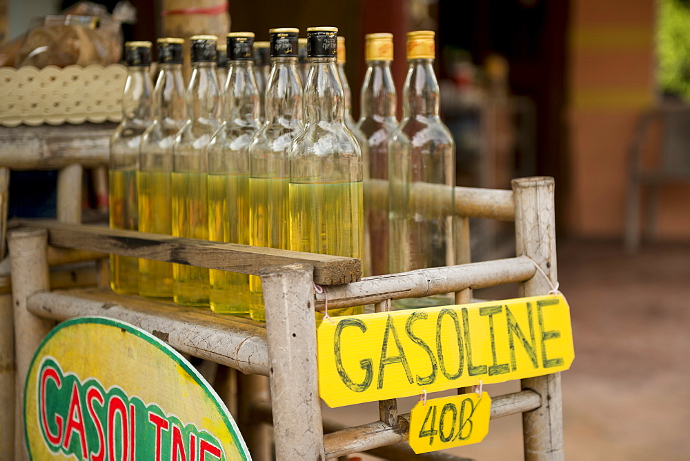 Gasoline Station, Ko Samui Island, Surat Thani, Thailand, Southeast Asia, Asia 