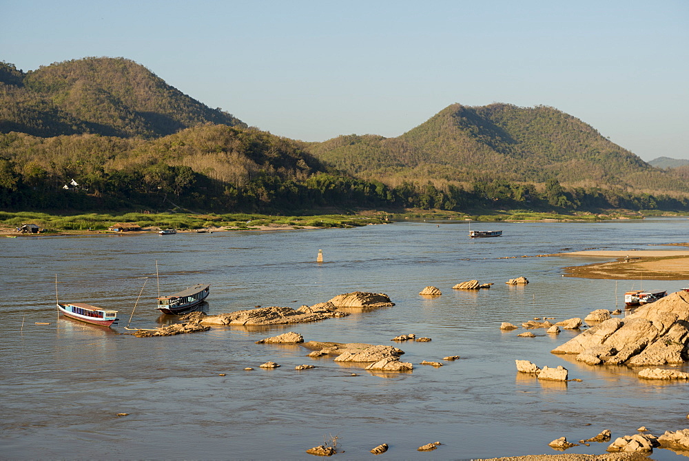 Mekong River, Luang Prabang, Laos, Indochina, Southeast Asia, Asia 