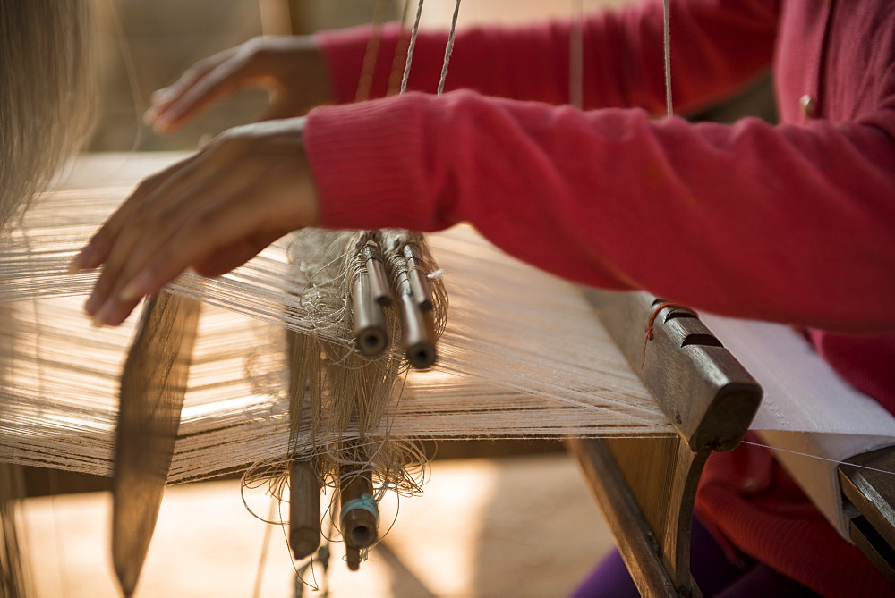 Weaving Village of Ban Phanom, Luang Prabang, Laos, Indochina, Southeast Asia, Asia