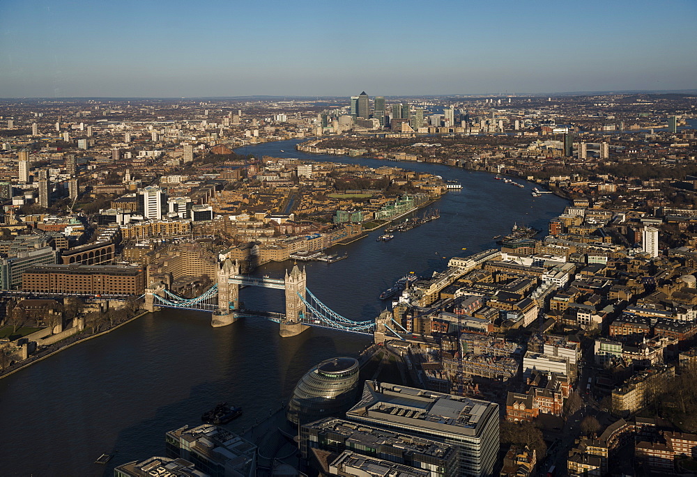 View from The Shard, London, England, United Kingdom, Europe 