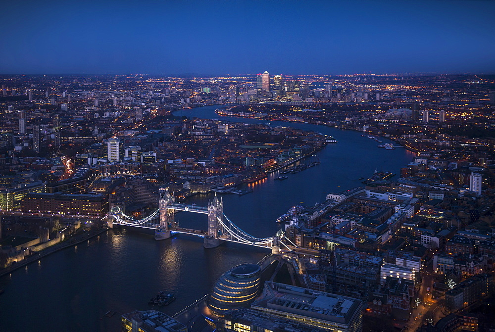 View from The Shard, London, England, United Kingdom, Europe 