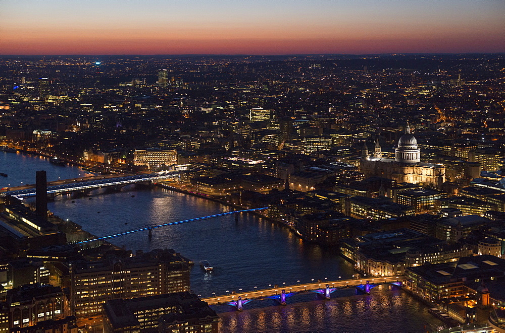 View from The Shard, London, England, United Kingdom, Europe 