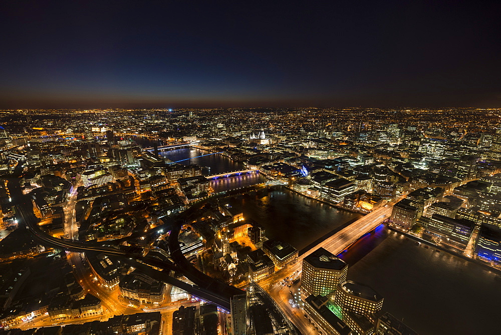 View from The Shard, London, England, United Kingdom, Europe 