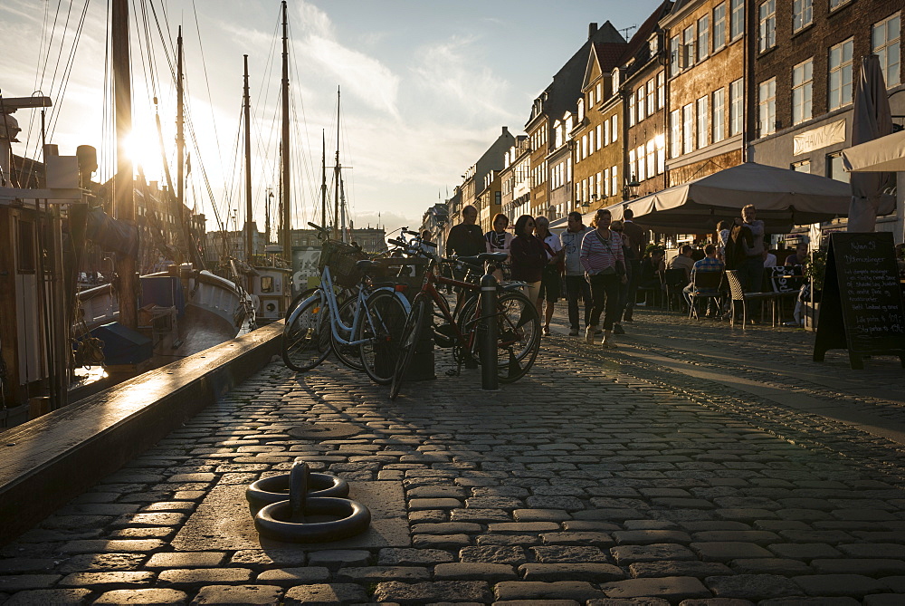 Nyhavn Harbour, Copenhagen, Denmark, Scandinavia, Europe