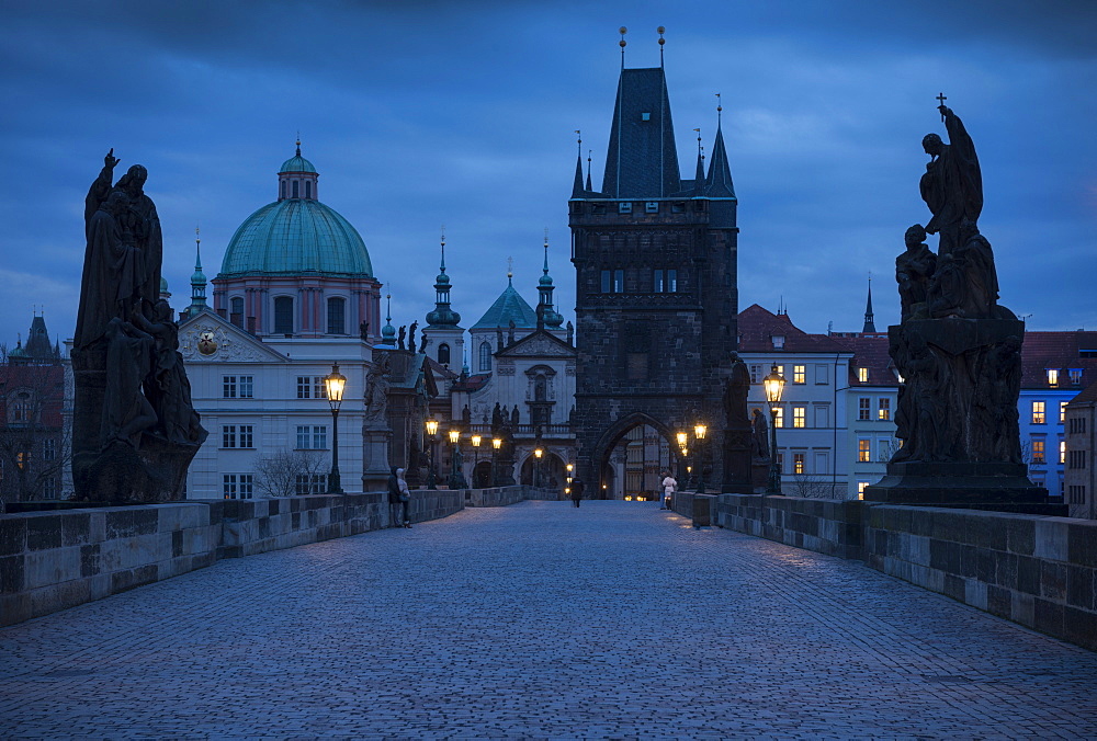 Charles Bridge, Prague, UNESCO World Heritage Site, Czech Republic, Europe