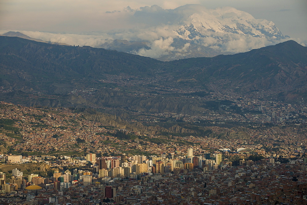 View of La Paz from El Alto, La Paz, Bolivia, South America