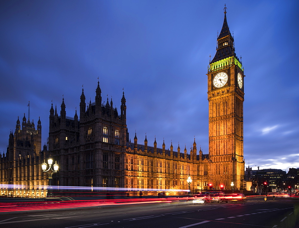 Big Ben, Houses of Parliament, UNESCO World Heritage Site, Westminster, London, England, United Kingdom, Europe