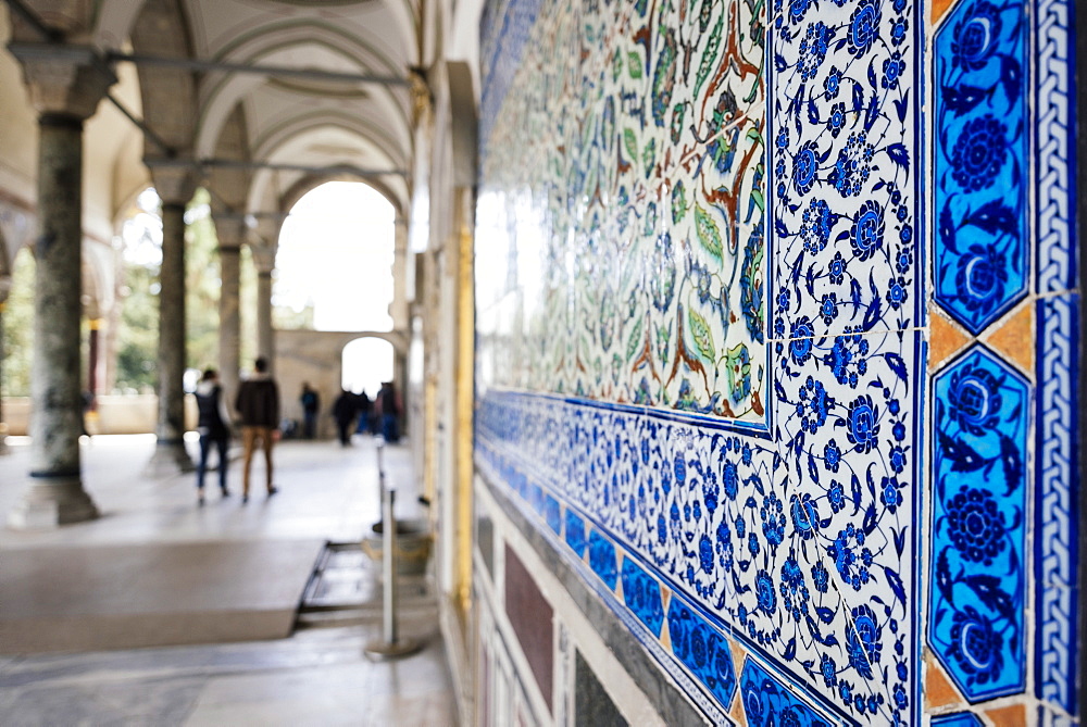 Interior of Topkapi Palace, UNESCO World Heritage Site, Sultanahmet, Istanbul, Turkey, Europe