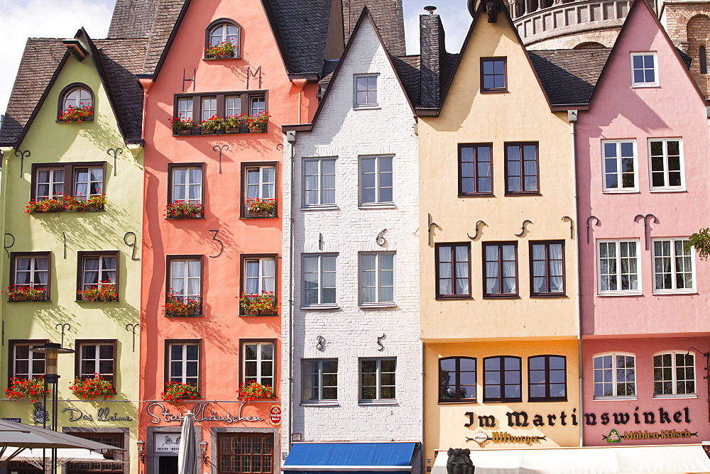 Fischmarkt in the old part of Cologne, North Rhine-Westphalia, Germany, Europe