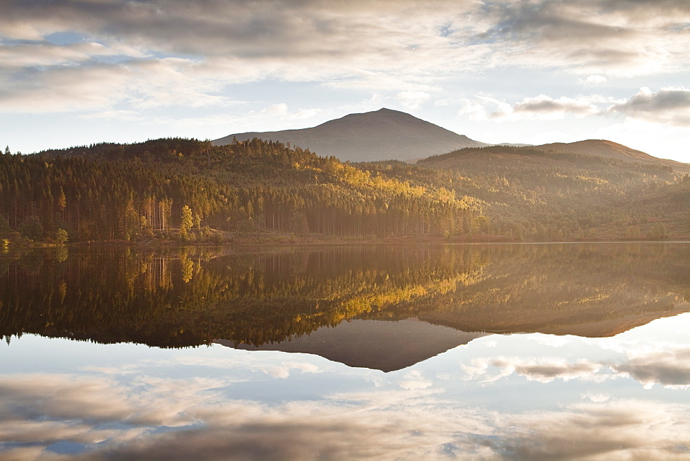 Loch Garry in the Scottish Highlands, Scotland, United Kingdom, Europe