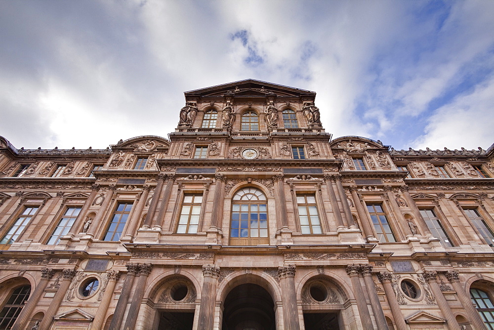 The Musee du Louvre in central Paris, France, Europe