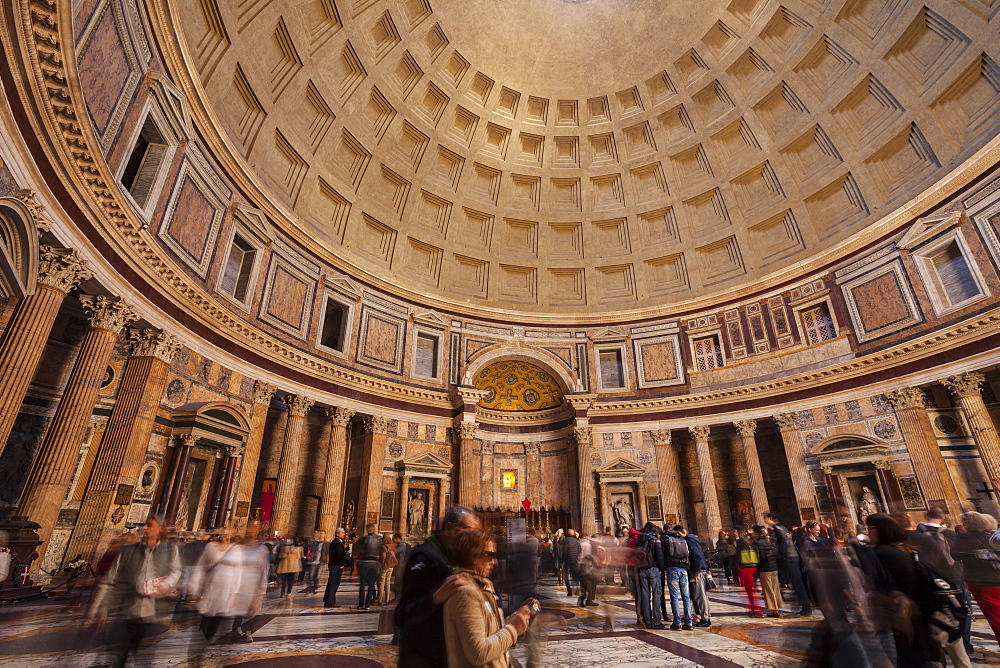 The Pantheon in Rome, Lazio, Italy, Europe