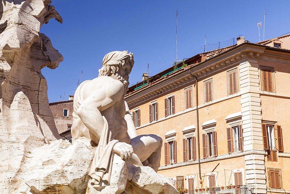 Piazza Navona in Rome, Lazio, Italy, Europe