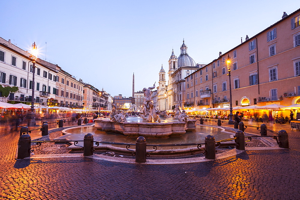 Piazza Navona in Rome, Lazio, Italy, Europe