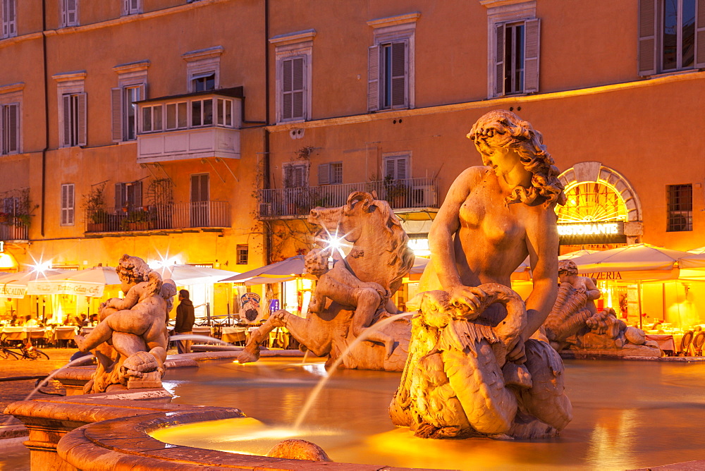 Piazza Navona in Rome, Lazio, Italy, Europe