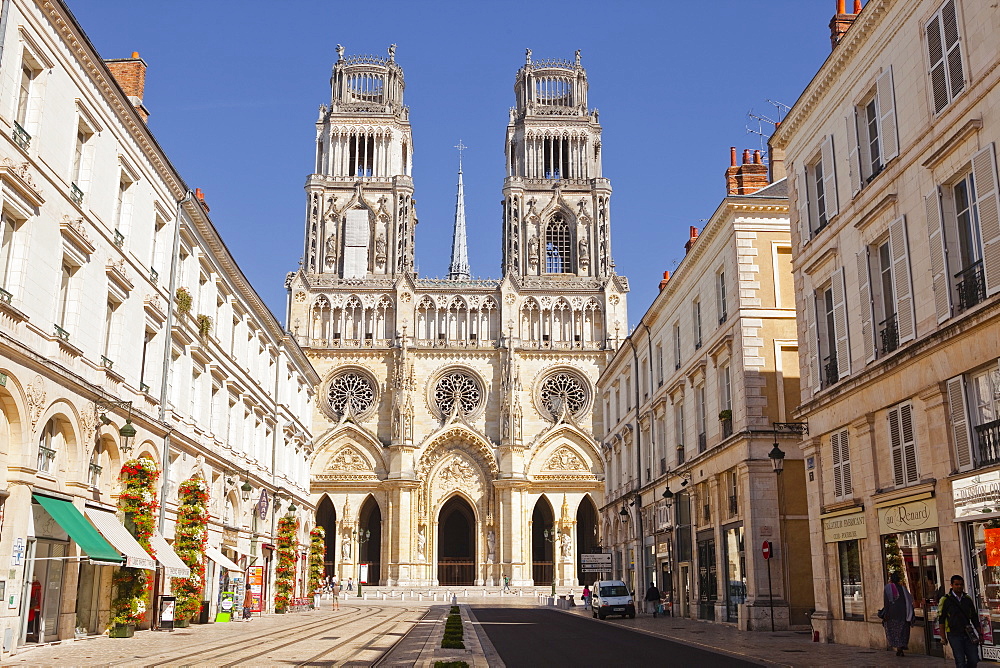 The Cathedrale Sainte Croix d'Orleans (Cathedral of Orleans), Orleans, Loiret, France, Europe