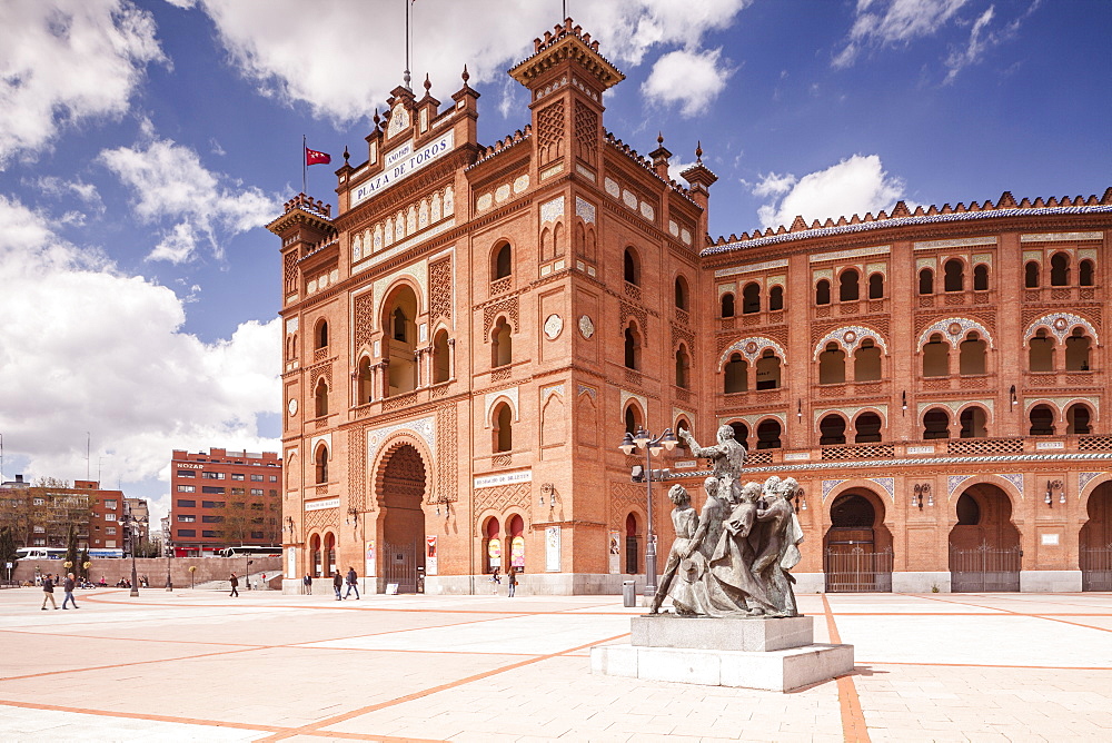 The Plaza de Toros de Las Ventas (Bull Ring), mainly used for bullfighting, built in 1929, Madrid, Spain, Europe