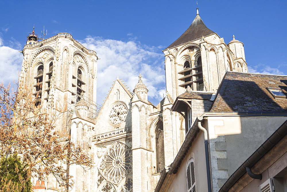 Saint Etienne cathedral in Bourges, UNESCO World Heritage Site, Cher, France, Europe