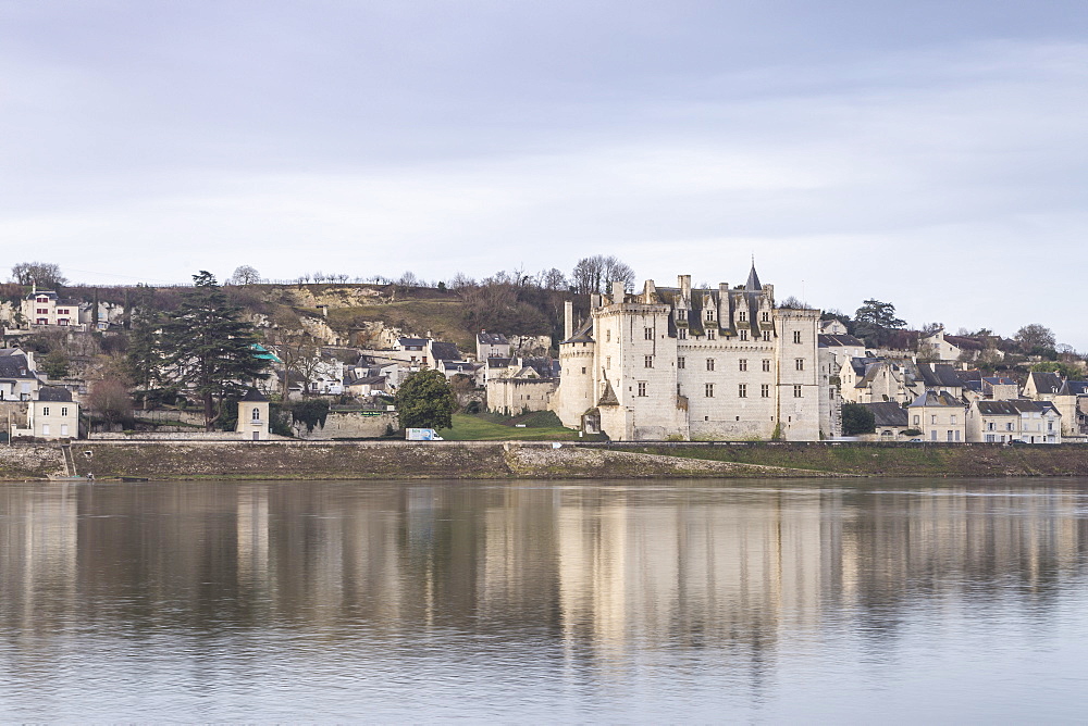 The village and Chateau of Montsoreau, UNESCO World Heritage Site, Loire Valley, Maine et Loire, France, Europe