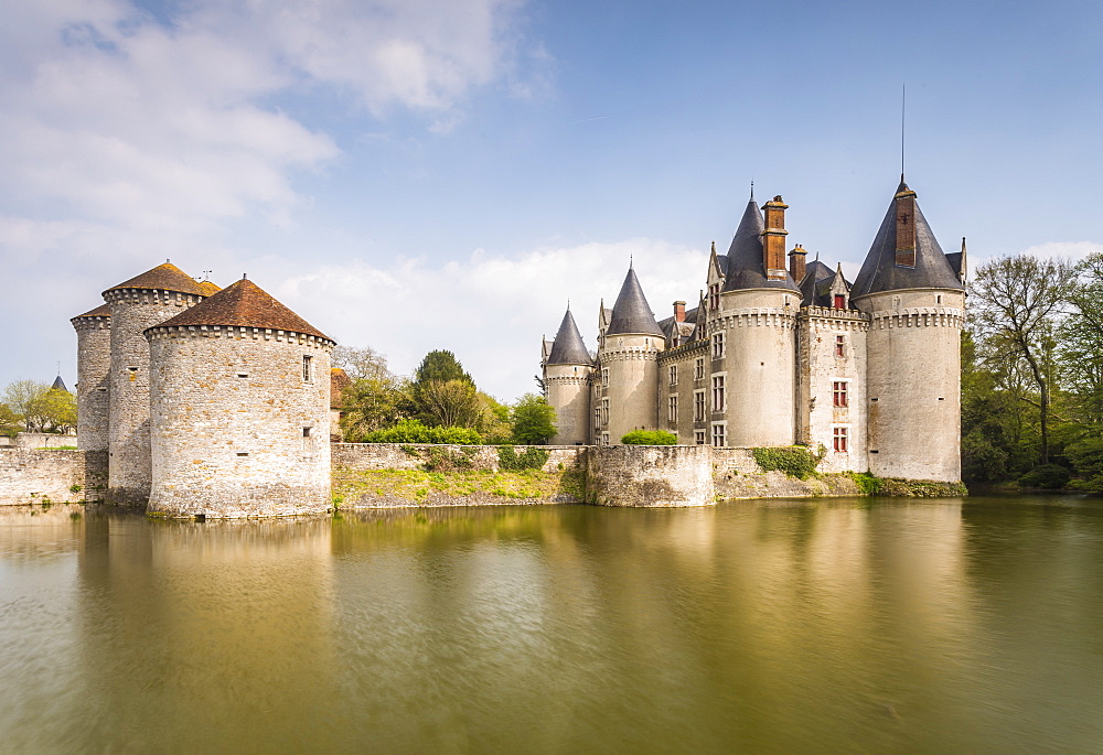 Chateau de Bourg-Archambault in central France which dates from the 15th century, Vienne, France, Europe