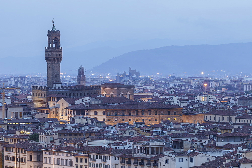 Palazzo Vecchio, UNESCO World Heritage Site, Florence, Tuscany, Italy, Europe