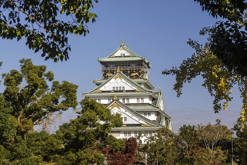 Osaka Castle, Osaka, Japan, Asia