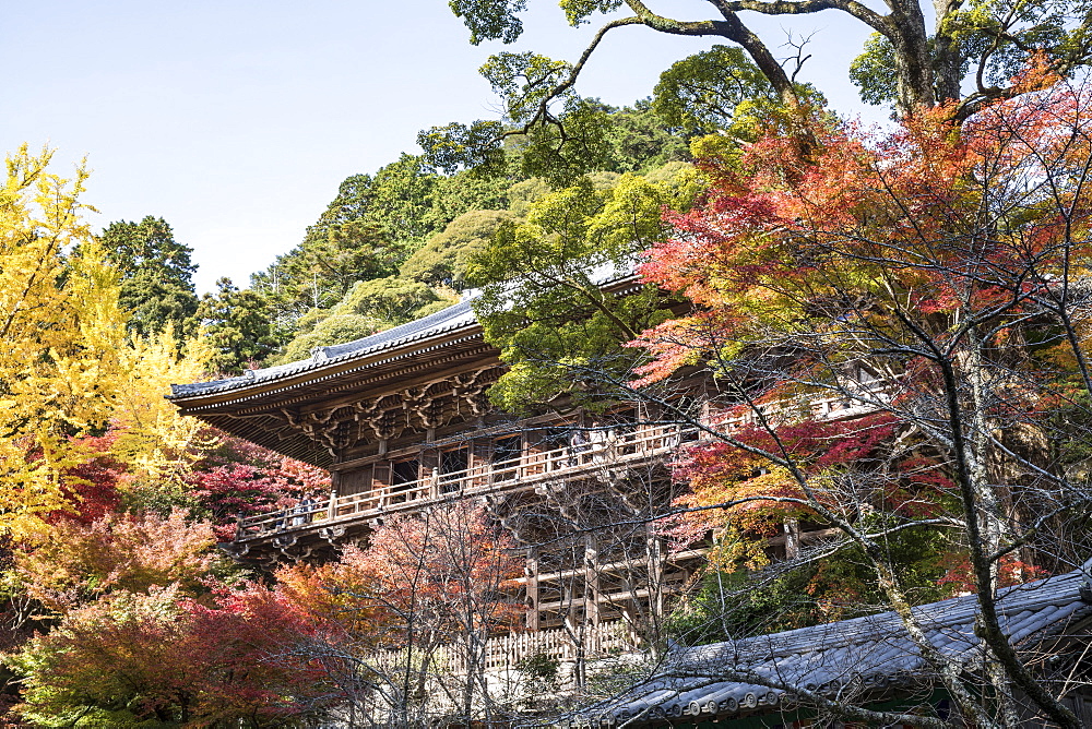 Shoshazan Engyo-ji temple on Mount Shosha, Himeji, Kansai, Japan, Asia