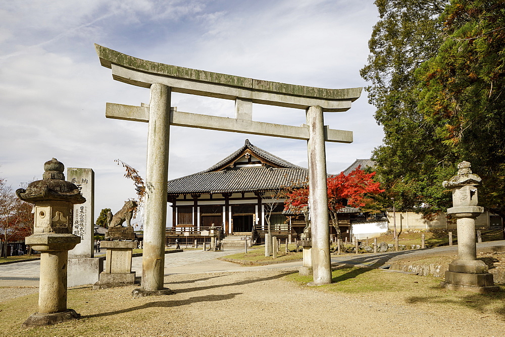 Todaiji Hokkedo, UNESCO World Heritage Site, Nara, Japan, Asia