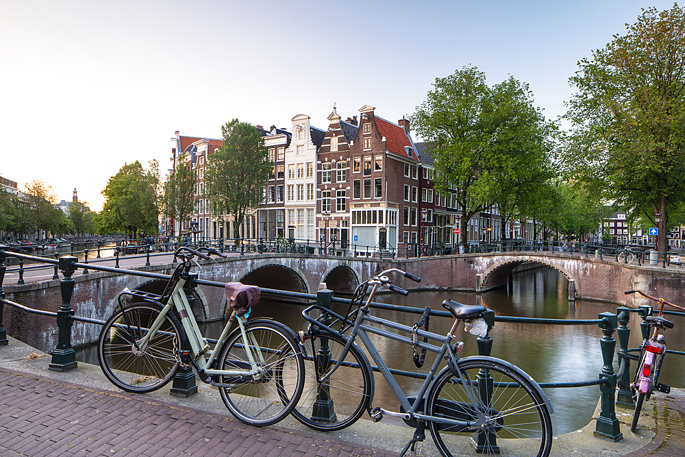 The Keizersgracht Canal in Amsterdam, North Holland, The Netherlands, Europe