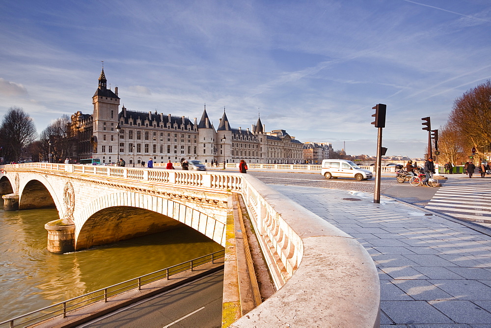 The Conciergerie palace on the Ile de la Cite, Paris, France, Europe