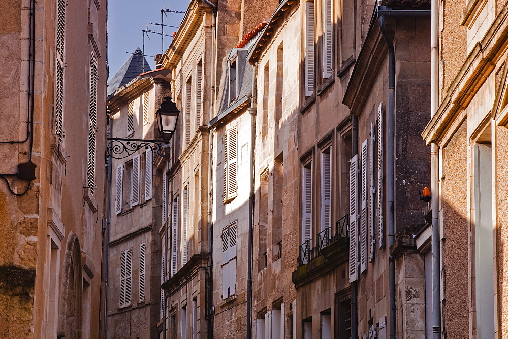 The small streets of the city of Poitiers, Vienne, Poitou-Charentes, France, Europe 