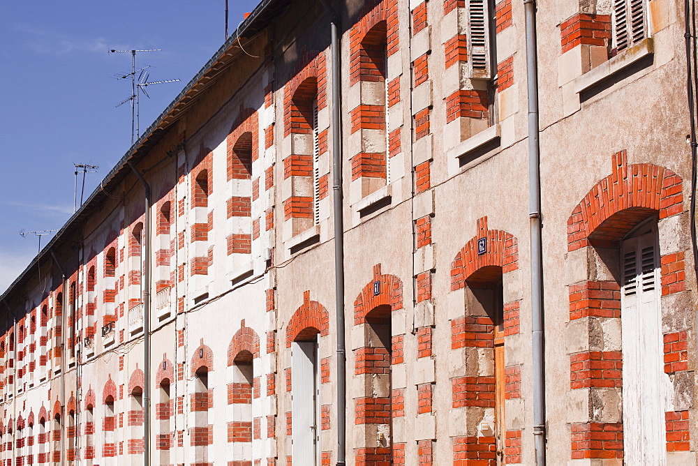 Cite Mame in the centre of Tours, 62 houses were built to accommodate workers from the local factory run by Alfred Mame, Tours, Indre-et-Loire, France, Europe