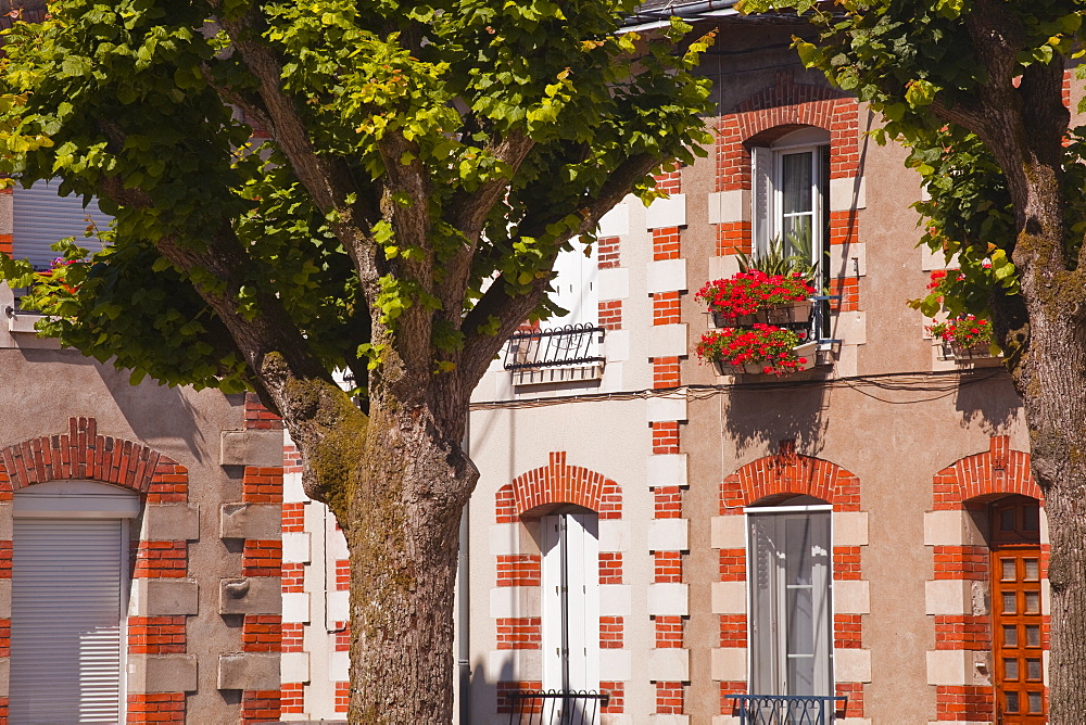 Cite Mame in the centre of Tours, 62 houses were built to accommodate workers from the local factory run by Alfred Mame, Tours, Indre-et-Loire, France, Europe