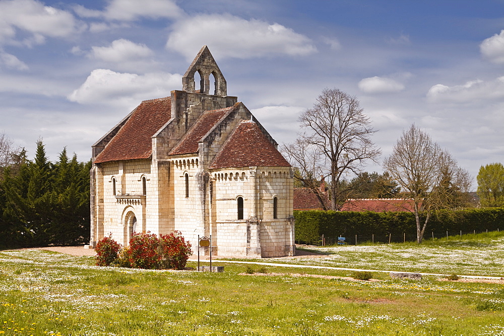 Built in the 12th century, Chapelle Saint Lazare, once part of a leper colony dependent on the hospice of Saint-Aignan, Loir-et-Cher, Centre, France, Europe