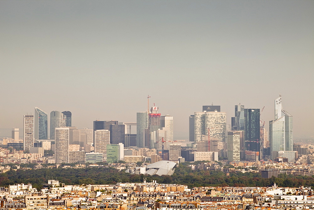 Skyscrapers in the La Defense district of Paris, France, Europe