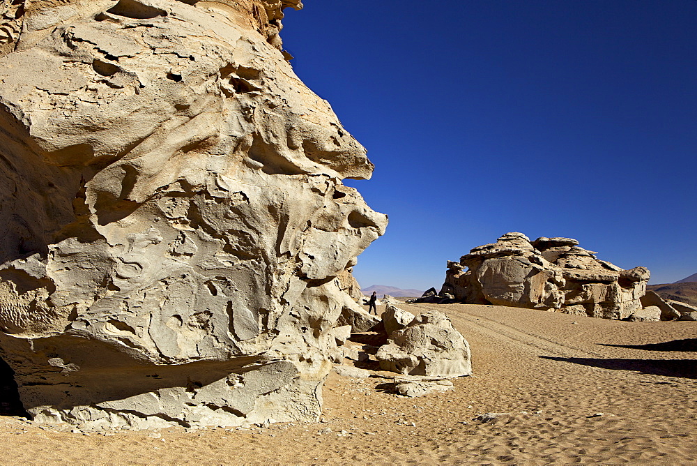 Rock formation in the Eduardo Avaroa Andean Fauna National Reserve, Southwest Highlands, Bolivia, South America