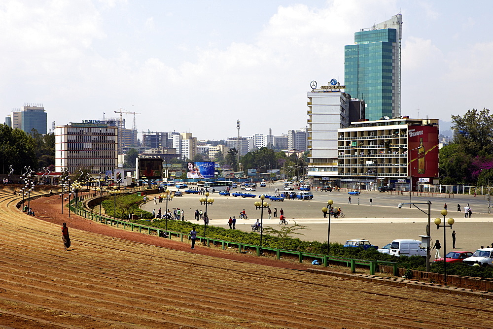 Meskal Square, Addis Ababa, Ethiopia, Africa